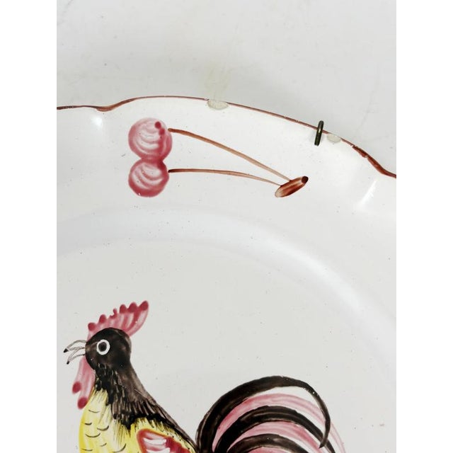 Antique French Ceramic Plates, 1800s, Set of 2 For Sale - Image 15 of 17