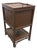 Rust Painted Metal Woven File Storage Chest, Vintage For Sale
