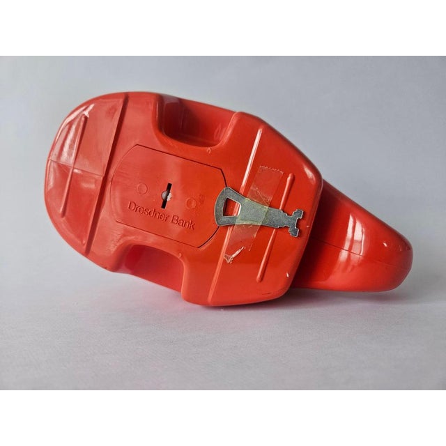 Red XMidcentury Money Box Elephant, Designed attributed to Luigi Colani, Drumbo, 1970s For Sale - Image 8 of 11