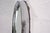 1970s: Round chrome-plated steel mirror Diameter 56 cm x Depth 6 cm. Mirror diameter only 45 cm. Slight oxidation in a...