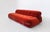 Mid-Century Orange Soriana Three-Seater attributed to Tobia & Afra Scarpa for Cassina, 1970s For Sale - Image 6 of 8