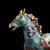 Late 19th Century Cloisonné Enamel Horse Figurine With Gilt Accents, 1.1kg For Sale In Los Angeles - Image 6 of 10