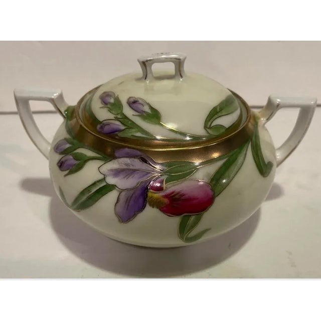 Early 20th Century Vintage Art Nouveau Porcelain Tea Set - Favre - Germany For Sale - Image 5 of 8