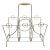 Vintage Metal Magazine Rack Mid-Century Modern For Sale