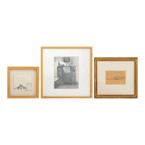 Robert O'Meara House Scenes Graphite Sketches, 3