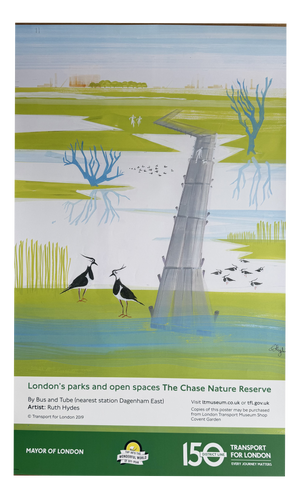 Ruth Hydes, the Chase Nature Reserve, 2019, Paper