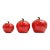 Vintage Spun Aluminum Canister Set| Red Apples For Sale