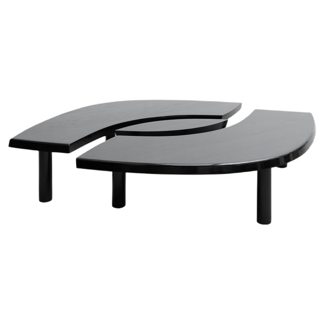 Special Black Edition T22 Table by Pierre Chapo For Sale