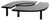 Special Black Edition T22 Table by Pierre Chapo For Sale