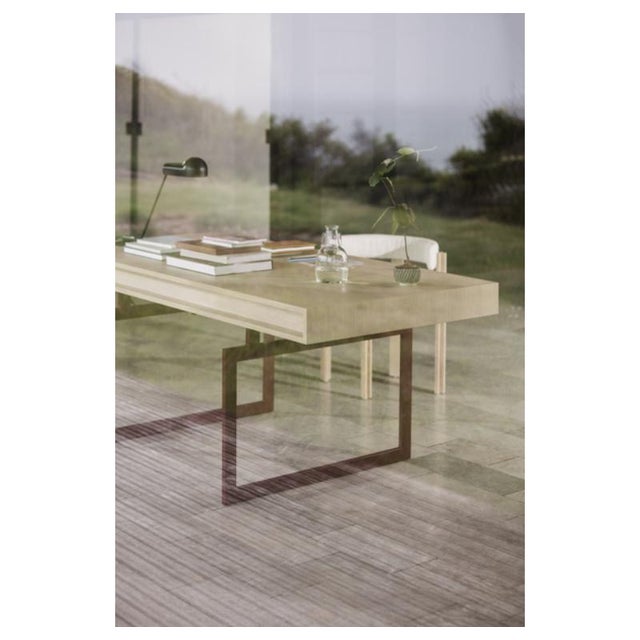 Office Desk in Walnut Wood and Stainless Steel Frame by Bodil Kjaer for Karakter For Sale - Image 14 of 18