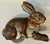 Lithographed Tinplate Clockwork Bunny Rabbit or Hare by the Automatic Toy Co. Staten Island, New York Circa 1930 For Sale - Image 4 of 18