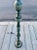 Metal Japanese Floor Lamp in Verdigris Bronze For Sale - Image 7 of 13