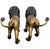 A pair of monumental bronze lions on clearance. Need to make room so they are on sale. Great focal point for a garden or...
