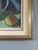 Textile Mid-Century Modern 'Still Life With Blue Cup' Vintage Swedish Original Still Life Oil Painting, Framed For Sale - Image 7 of 10