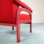 Wood Red Fabric and Wood Reclining Lounge Chair, 1970s For Sale - Image 7 of 11