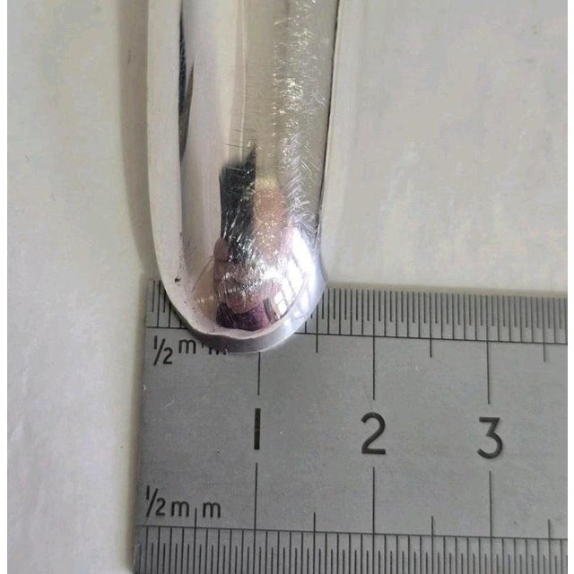 Vintage Georgian Sterling Silver Marrow Scoop from Francis Howard, 1978 For Sale - Image 10 of 16
