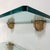 1980s Three Level Glass Shelf with Bronze Brackets by Peter Ghyczy, 1980s, Set of 3 For Sale - Image 5 of 9