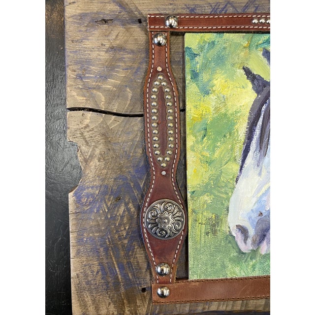 2020s My Gypsy Friend ~ Lorie Batson, Original Oil Painting, Lorie's Portrait Captures the Calm Gentle Nature of These Family Friendly Horses. For Sale - Image 5 of 10