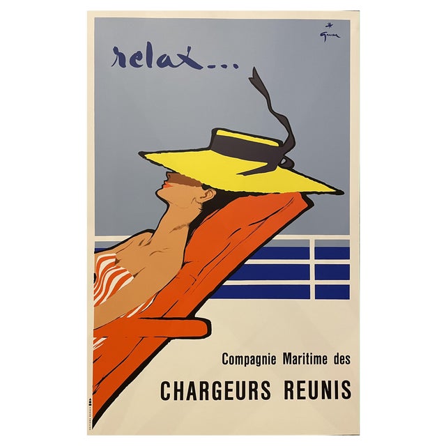 Rene Gruau, Relax, 1973, Silkscreen For Sale