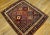 Antique Persian Kurdish rug, size: 2'10" x 3'6". Antique Kurdish Persian Multicolor 1890s Square Rug, Circa Date: 1890s....