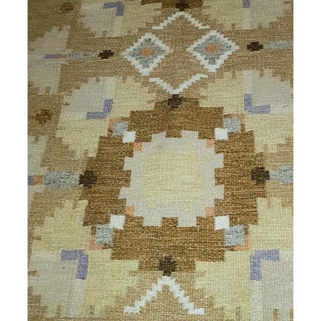 Swedish Rölakan Carpet by Ingegerd Silow, 1950s For Sale - Image 6 of 7