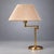 Swedish Mid-Century Modern, Articulating Table Lamp, Solid Brass, Sweden, 1980s A Swedish Modern articulating table lamp...