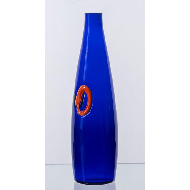 This hand-shaped glass vase was produced in the 1970s and is attributed to the Exbor or Železný Brod glassworks, both...