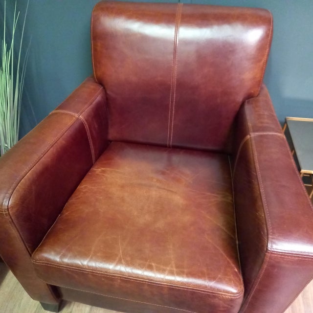 Cowhide Club Armchair, 1980s For Sale - Image 4 of 12