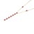Not Yet Made - Made To Order 2.16 Carat Mozambique Red Ruby & Diamond Lariat Necklace in 14k Yellow Gold For Sale - Image 5 of 11