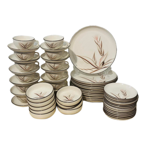 Mid 20th Century California Winfield Ware Handcrafted Dining Set - 59 Pieces