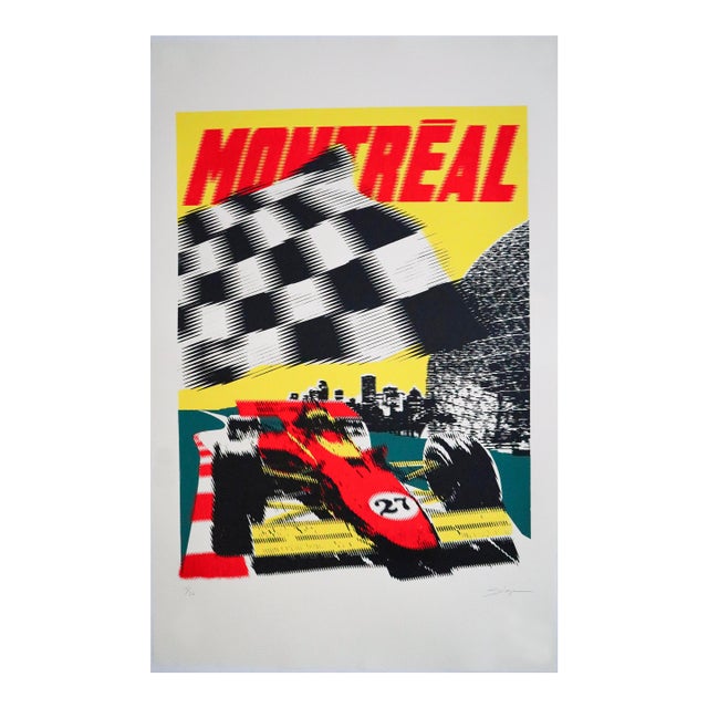 2026 Contemporary Poster - Tribute to Gilles Villeneuve by Sébastien Lépine For Sale