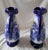 Staffordshire Late 19th Century Pair of Victorian Staffordshire "Romantic" Flow Blue Vases For Sale - Image 4 of 10