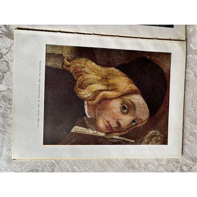 The Sistine Chapel Mary Pittaluga 1955 Art History Reproduction Plates For Sale In New York - Image 6 of 12
