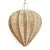 Contemporary Contemporary Raw Rattan Starfruit Pendant Light Medium For Sale - Image 3 of 9