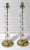 Vintage 1930s French Art Deco Lamps - dreamy for night stands, boudoir table or Vanity - in Crystal and Polished Brass - a...