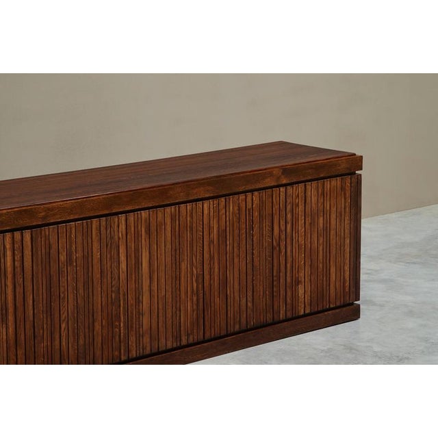 Freestanding Sideboard in Oak, Belgium, 1970 For Sale - Image 15 of 17