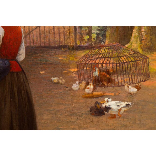 19th Century “Young Naval Conscript” Antique French Painting by Julien Le Blant For Sale - Image 5 of 17