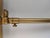 Vintage 14" Adjustable Brass Gallery Picture Light – Articulated Single Arm & Built-in Switch For Sale - Image 10 of 11