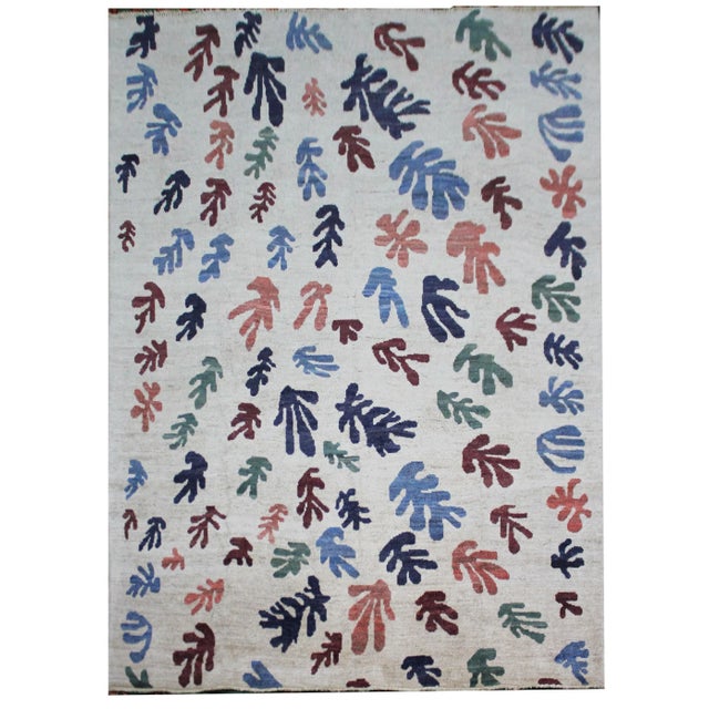 Contemporary Handknotted Gabbeh Rug-6'6" X 9'9" For Sale - Image 12 of 12