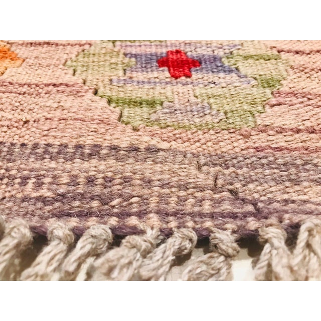 1980s Vintage Hand-Crafted Wool Carpet, 1980s For Sale - Image 5 of 11