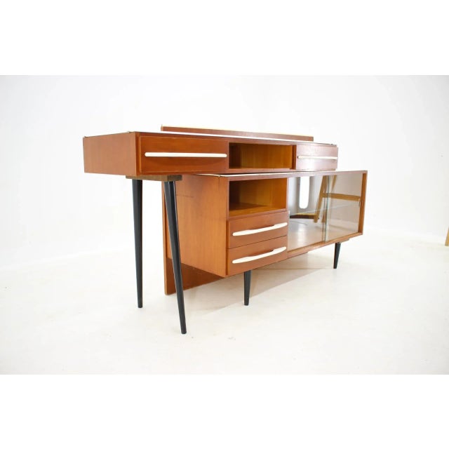 Modular Desk and Chest of Drawers by M. Pozar, Czechoslovakia, 1960s, Set of 2 For Sale - Image 8 of 9