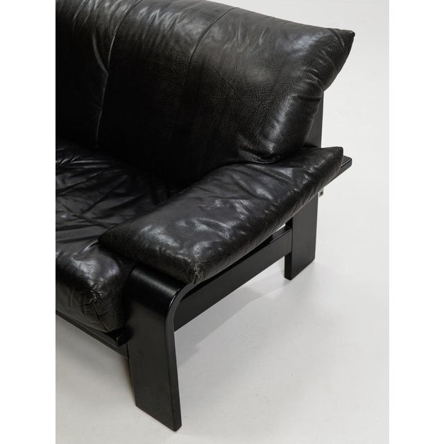 Vintage German Brutalist Lounge Sofa by Rolf Benz for Musterring, 1990s, Set of 2 For Sale - Image 9 of 12