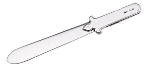 Antique 19th Century English Silver Paperknife Bookmark, 1868
