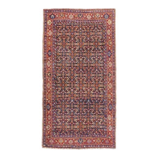 Galerie Shabab Collection Early 20th Century Persian Rustic Gallery Accent Rug For Sale