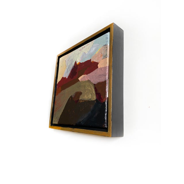 Transitional "Red Hills" 2026 Original Mixed Media Painting by Jessalin Beutler For Sale - Image 3 of 4