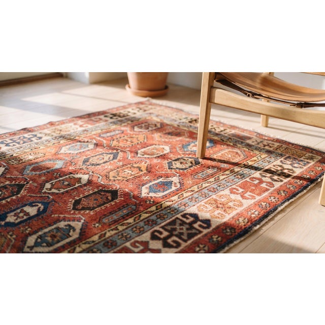Antique Caucasian, Shirvan Rug For Sale - Image 9 of 11