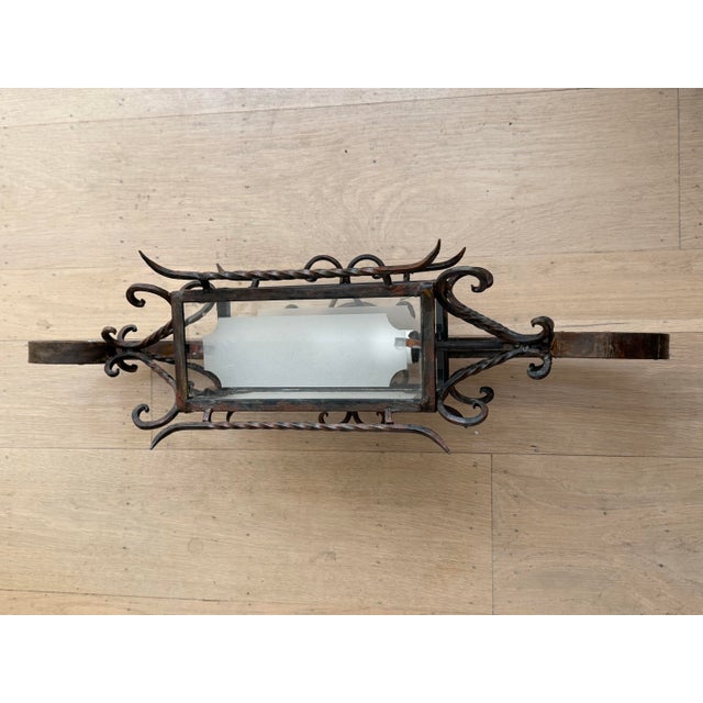 Gothic Vintage Gothic/Spanish Revival Exterior Wall Scone For Sale - Image 3 of 12