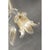 Italian Wall Sconce in Clear Murano Glass with Gold Floral Motifs by Simoeng, in Exhibition Piece conditions. Designed...