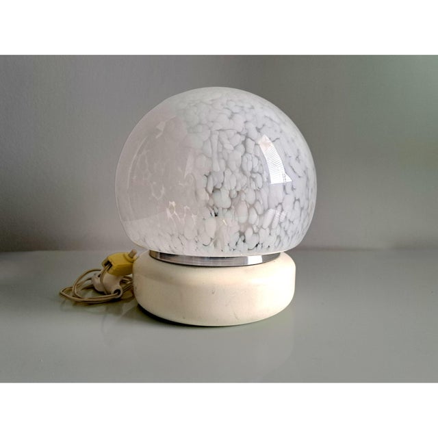 Murano Glass Table Lamp from Manifattura Di Murano, 1970s For Sale - Image 10 of 11