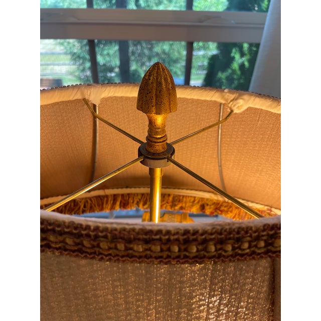 Metal Mint Vintage Wildwood/Federick Cooper Hollywood Regency Heavy Bronze Elephant, Palm Tree & Monkey Table Lamp From Their Safari Collection For Sale - Image 7 of 13